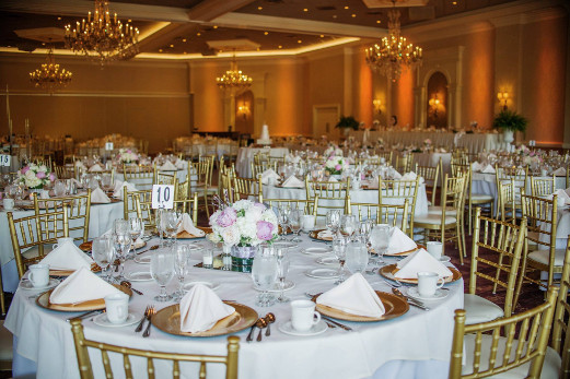 Corinthian Ballroom Wedding Reception at The Columns Banquets - Buffalo NY